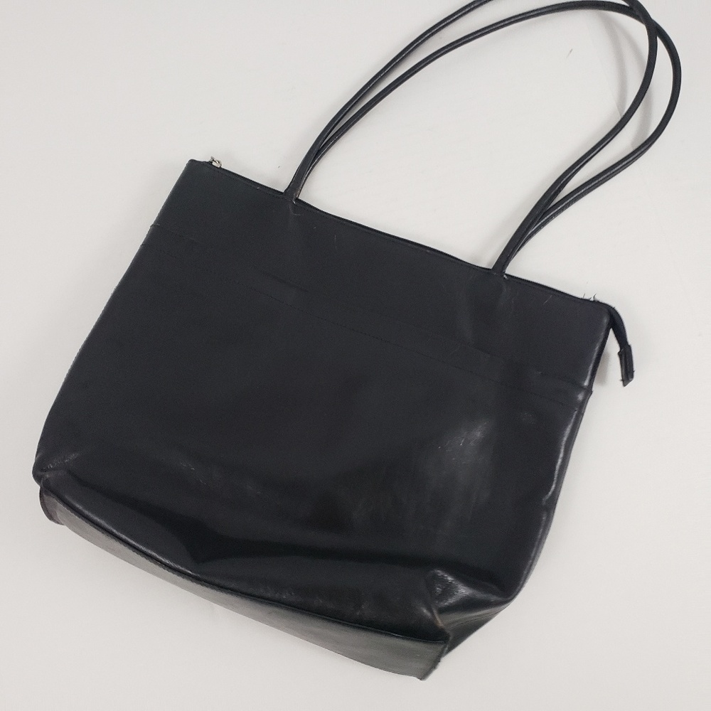 HOBO Black Leather Tote Satchel